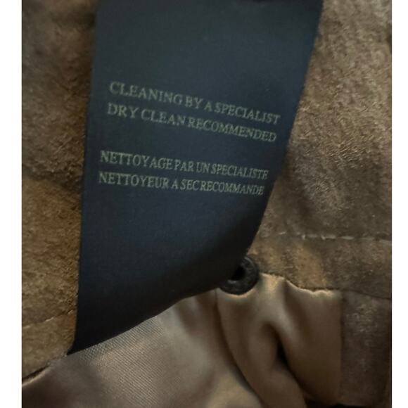 BLANKNYC Caffe Latte Suede 100% Leather Moto Mini Skirt Size 26 - Picture 6 of 10